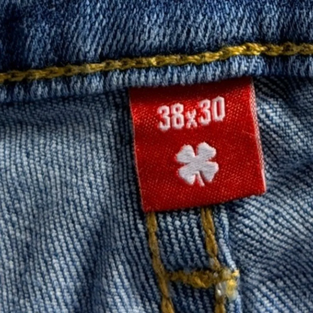 Lucky Brand 223 Straight Leg Mens Jeans 38x30 Blue Stretch Denim 1845290 NEW